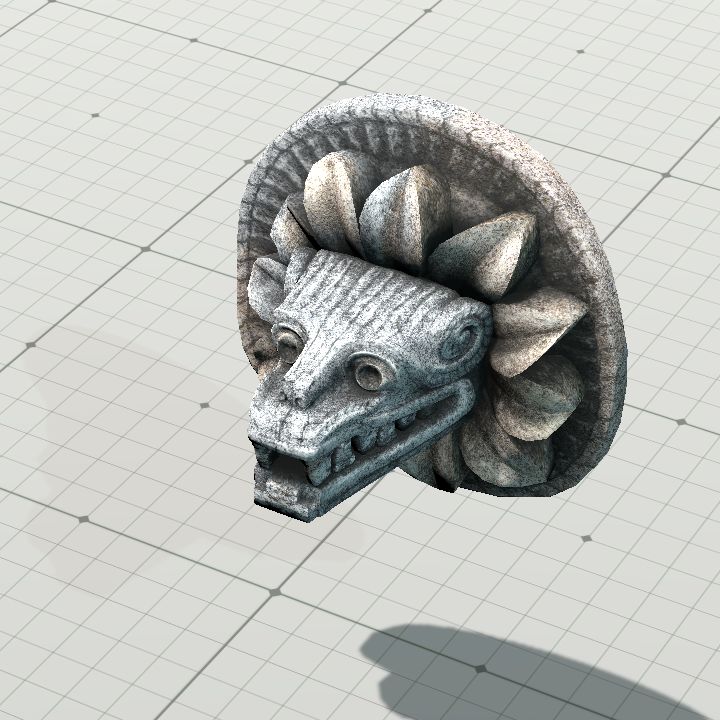 Feathered Serpent Head
