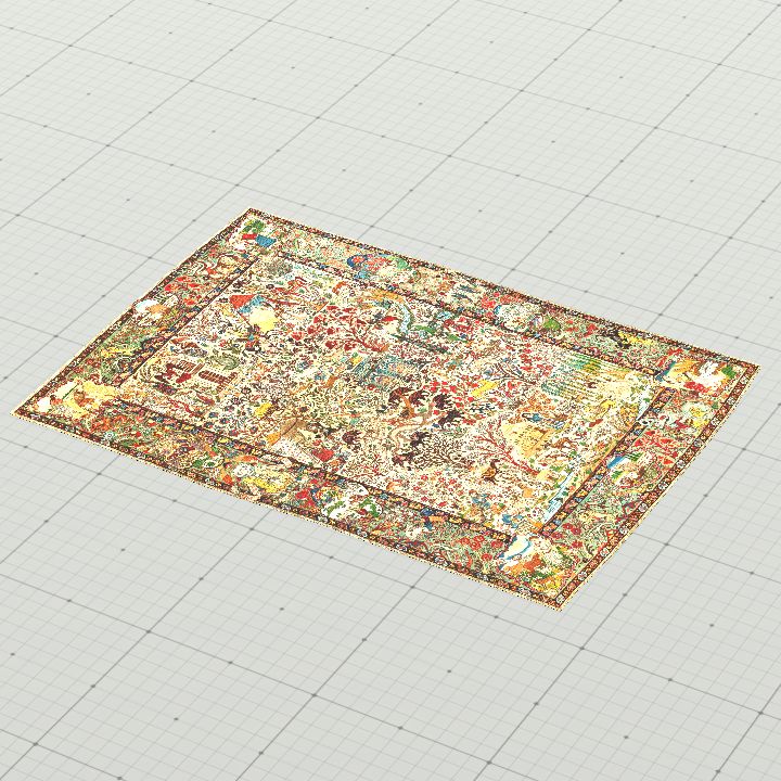 Persian Tabriz Pictorial Carpet
