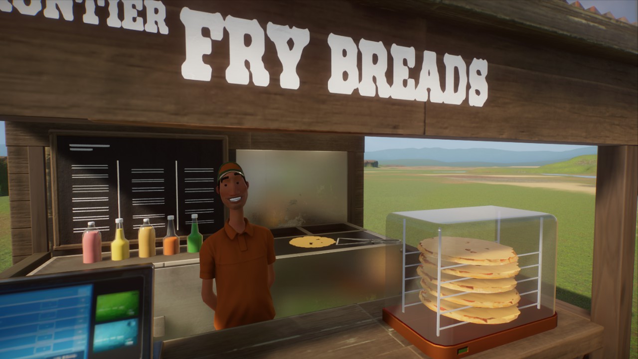 Fry Bread food shop by ZSHplays