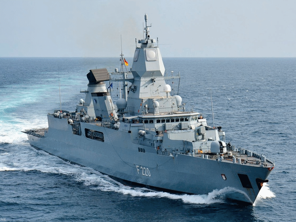 German Navy F220 Hamburg (Sachsen Class F124)