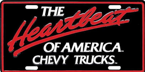 Plate Pack Chevy GM vanity plates