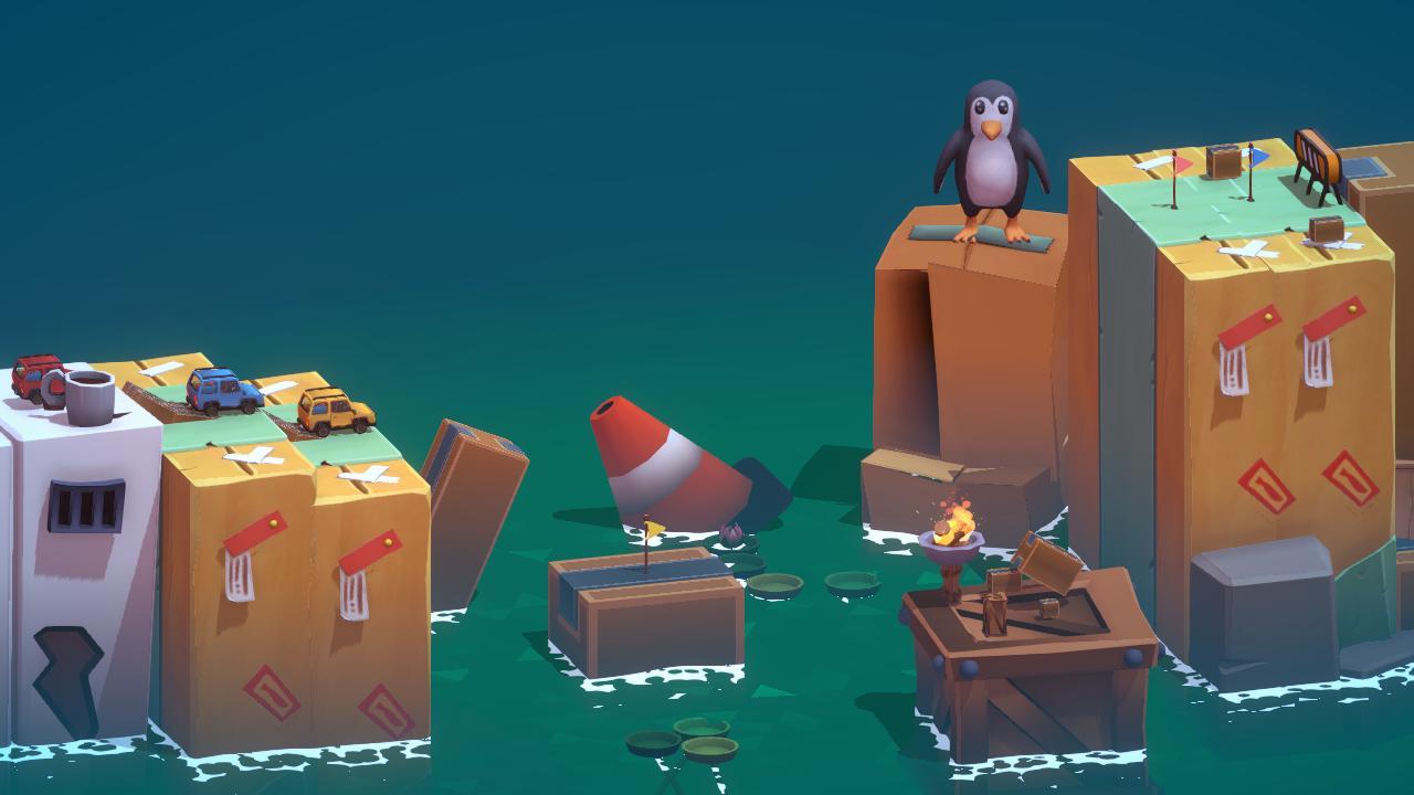 Valley of boxes
