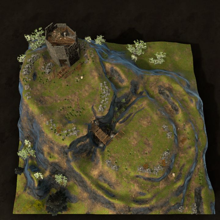 Hillfort (21 x 22) ruin by HighlandL4ss