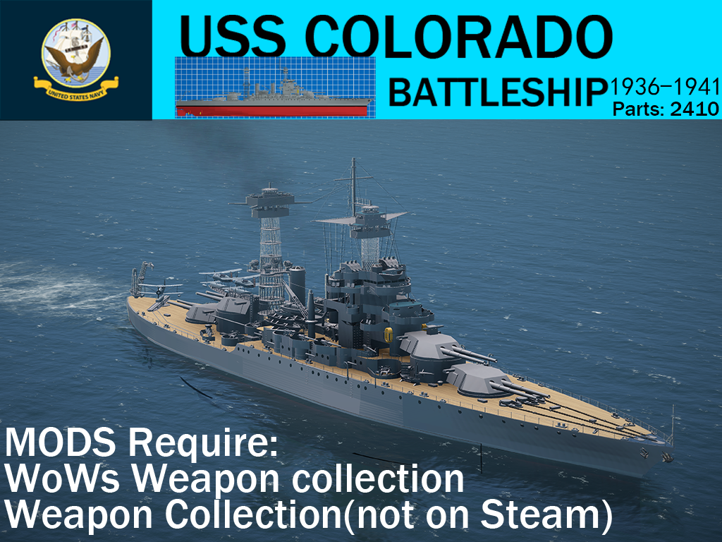 USS Colorado 1936-1941(with mod)