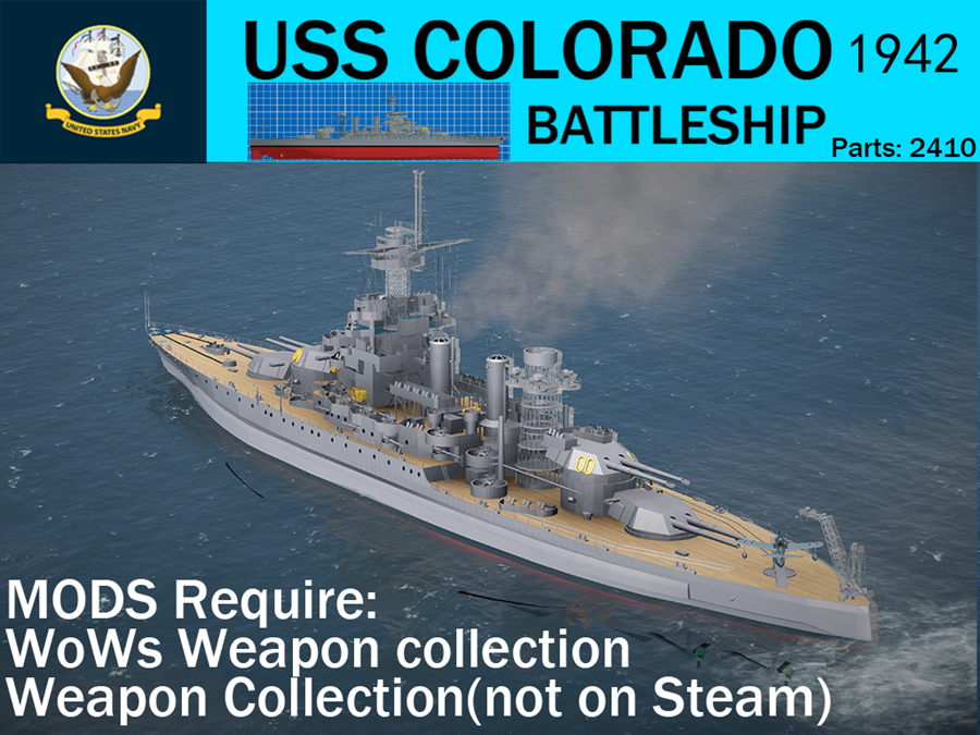 USS Colorado 1942(with mod)
