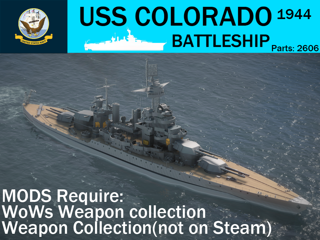 USS Colorado 1944(with mod)