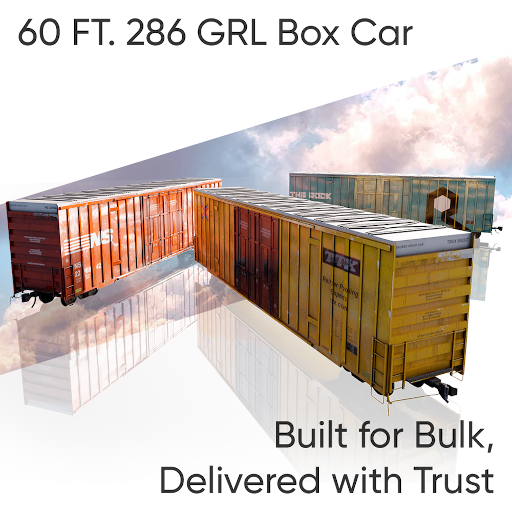 60 ft Hi Cube Boxcar