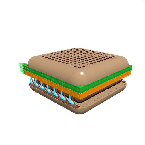 hover cheese burger