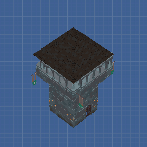 cross fortress main tower (roof version)