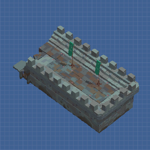 Crossfortress right outer wall (Simple version)
