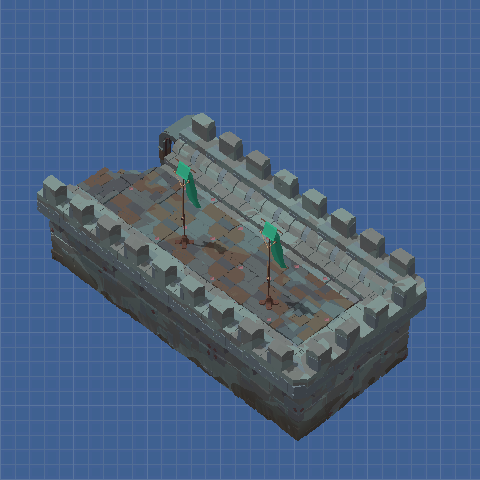 Crossfortress left outer wall (Simple version)