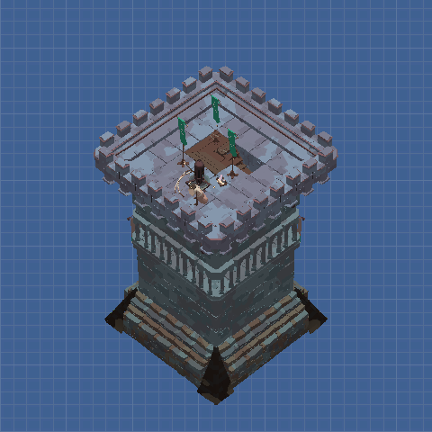 PPVC -  fortress tower (5m+5m)