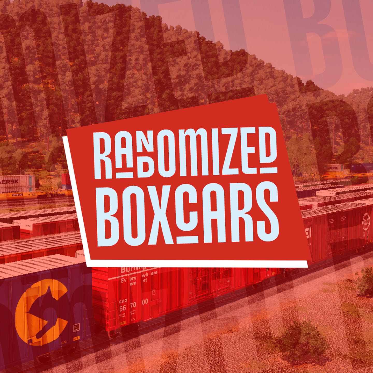 Modern randomized highcube boxcars