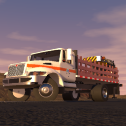 TARHE the International 4400 Attenuator truck | Caltrans