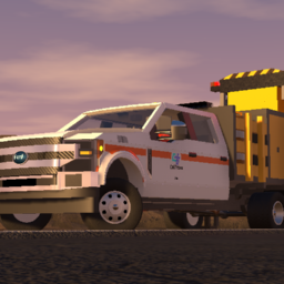 2019 Ford F-350 Superduty  Attenuator Truck | Caltrans