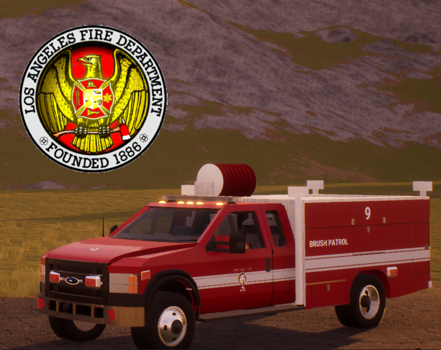 2007 Ford F-550 / Seagrave, LAFD, Los Angeles Fire department, Brush Patrol 9. - 60705