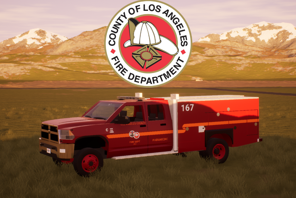 2017 RAM 2500 Big Horn | Los Angeles County Fire Department, Squad 167 - F2843