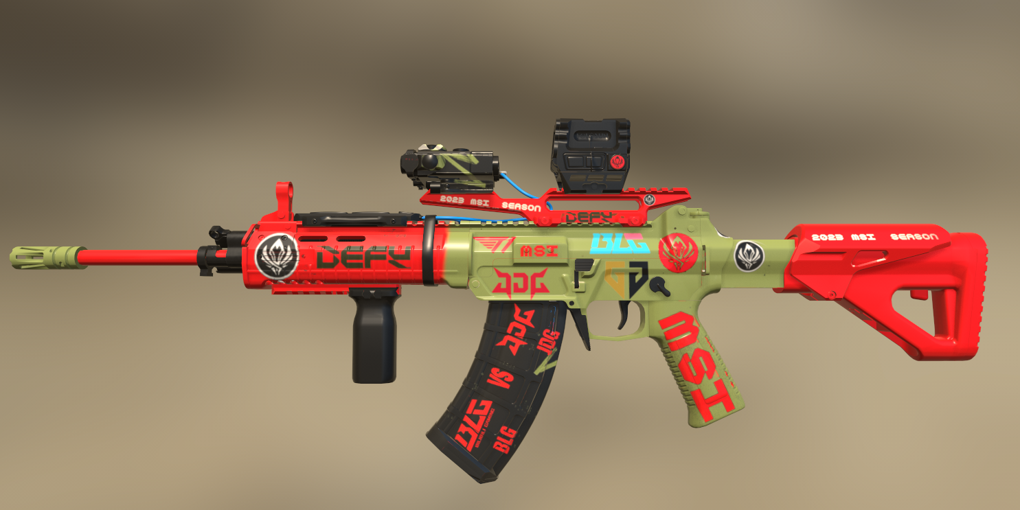 TacYL QBZ191 破障(2023MSI) 全息JDG图标+武器描边