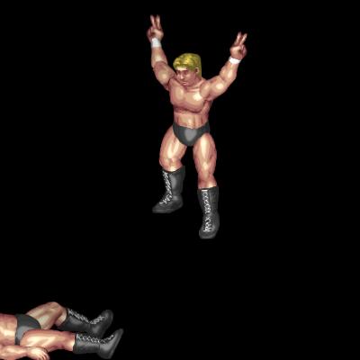 Crab Walk Elbow Drop (run-up)