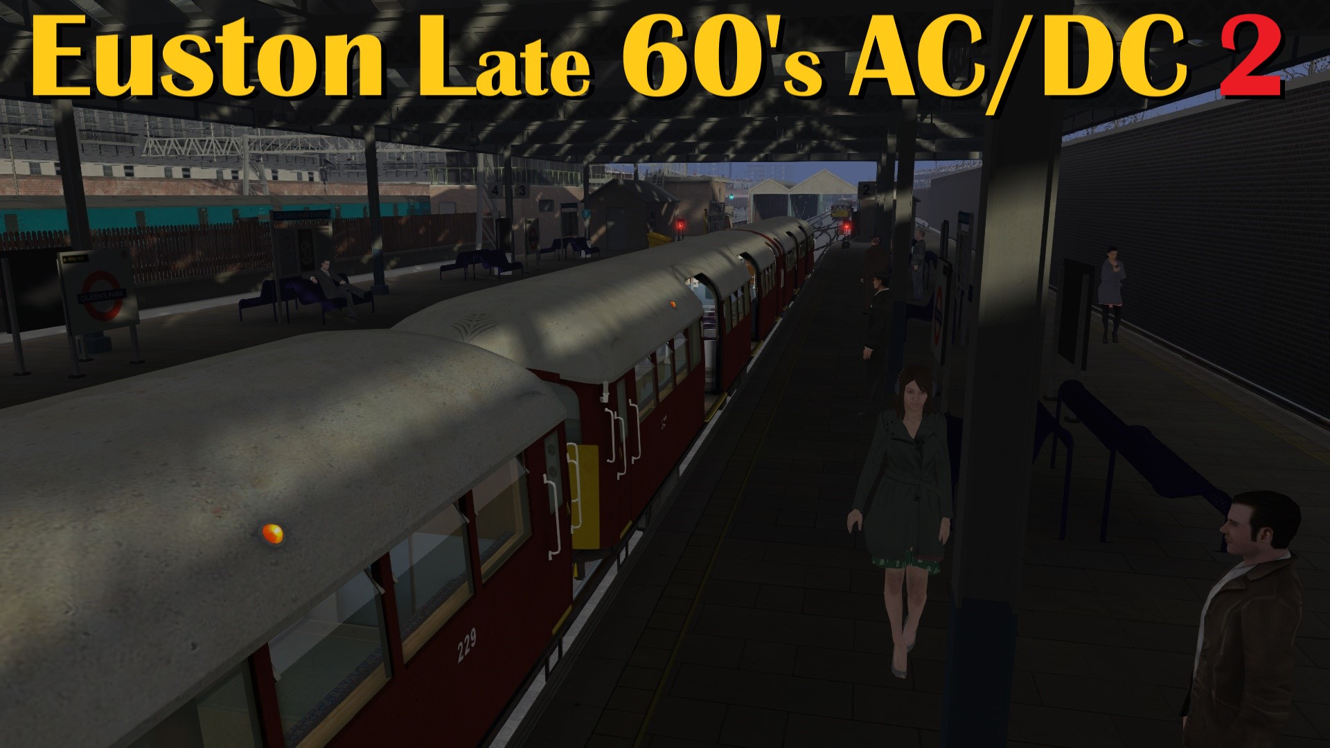 N.S1102 WCML South - Euston Late 1960's BR Blue Era LU from Harrow & Wealdstone