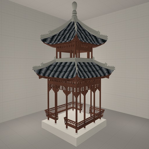 Ancient Gazebo [(Chinese Style) Prop]