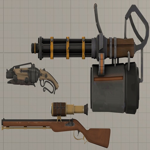 Team Fortress 2 Enhanced Small Weapons Pack #26 (Props)