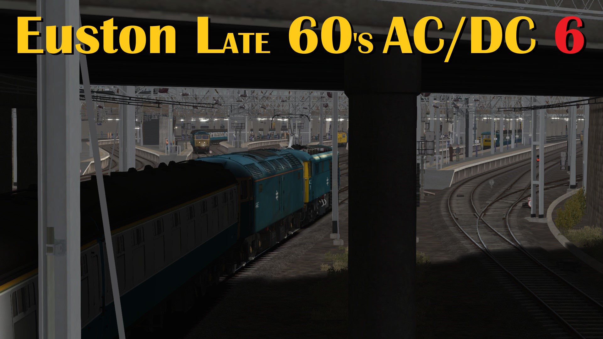 N.S1106 WCML South - Euston Late 1960's BR Blue Era Class 86 via Watford to Euston non-stop