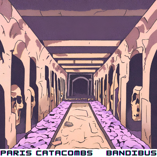 Paris Catacombs - by Bandibus
