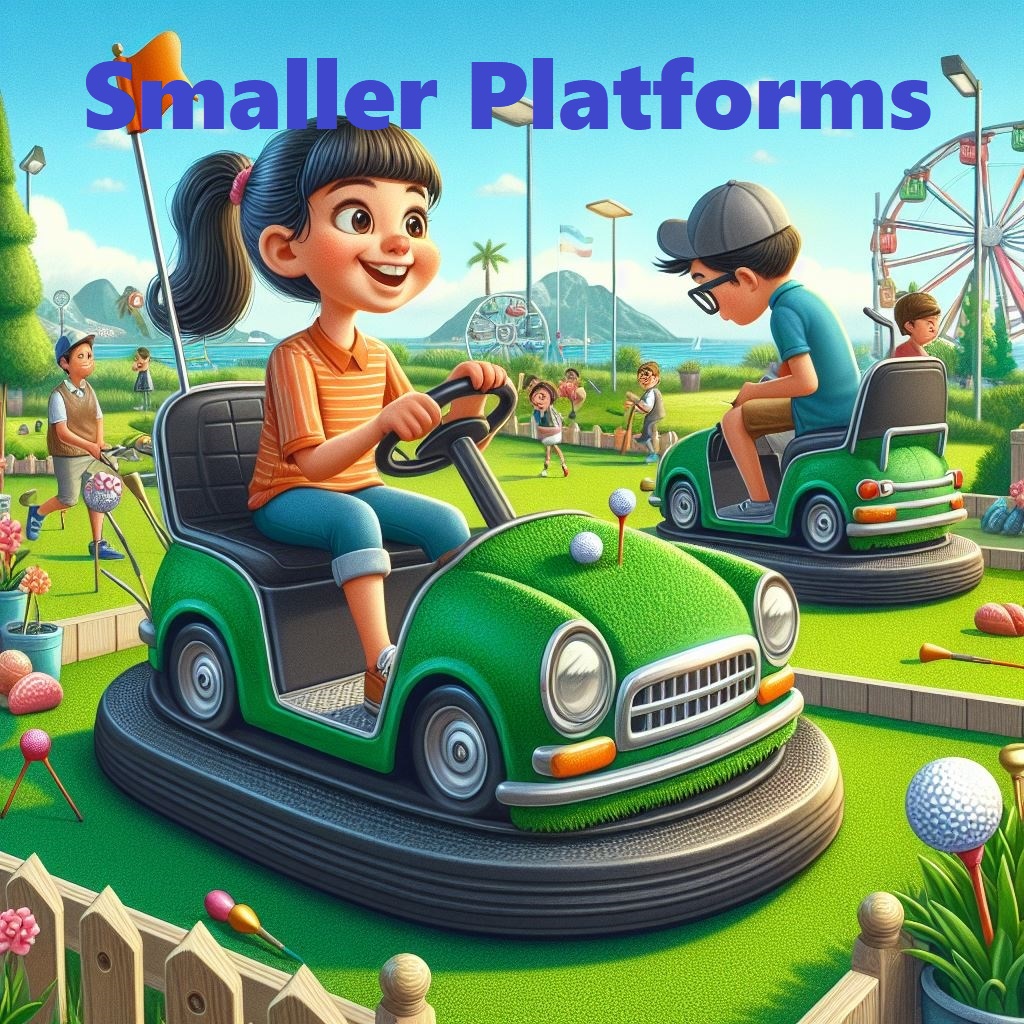 BUMPER CAR Smaller platforms (Speed Golf)