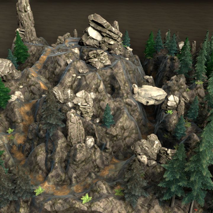 Mountain path Template 2