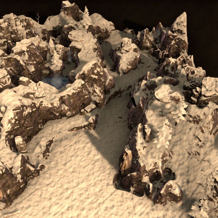 Mountain path Template 3