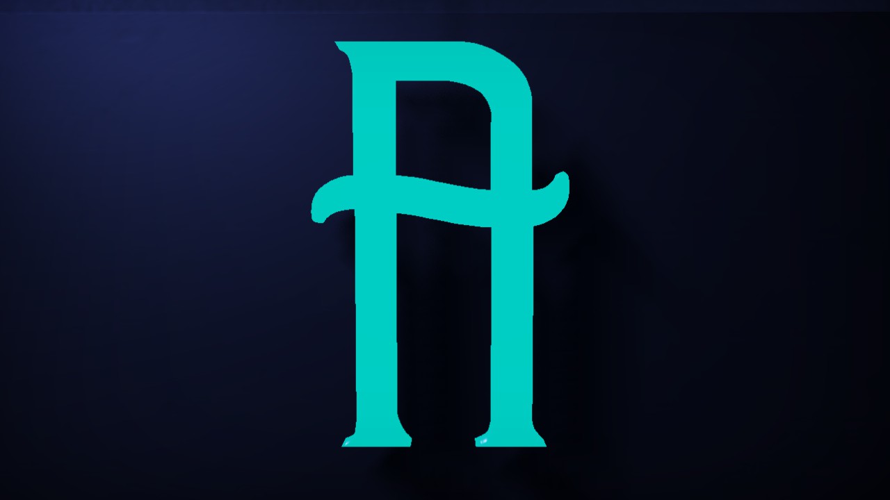 Stanford Font Letter A 85cm Lit Flexicolor.