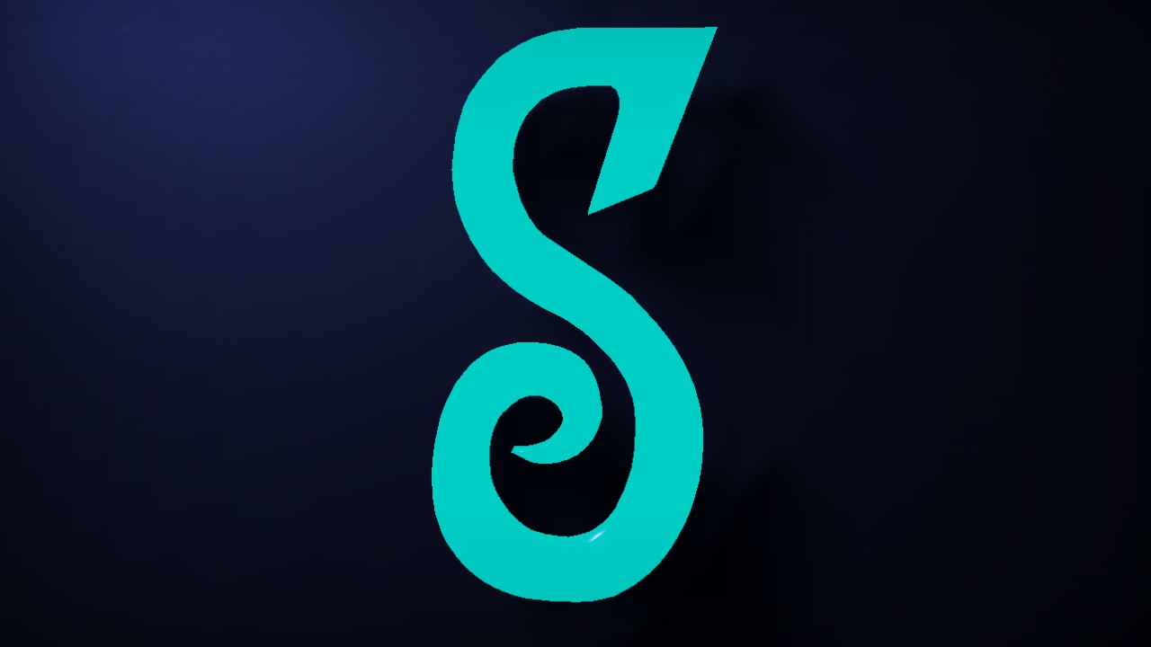 Stanford Font Letter S 85cm Lit Flexicolor.