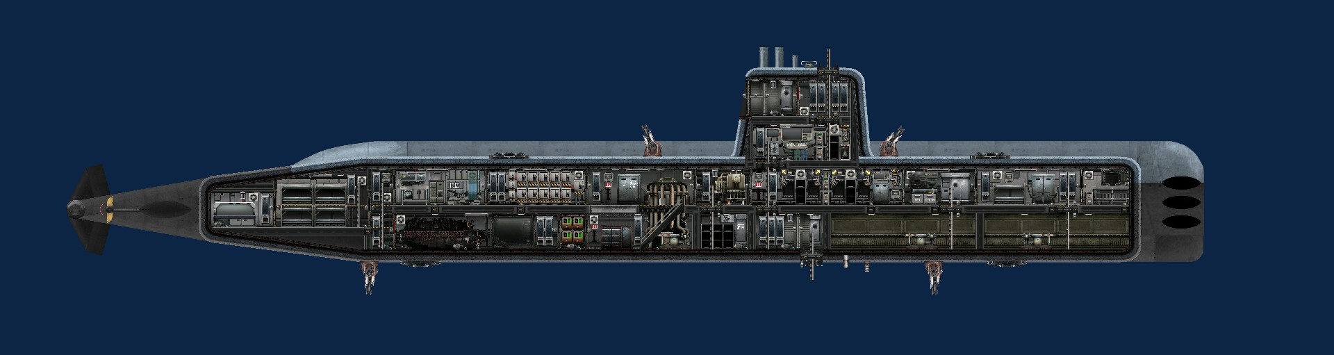USS Nautilus - Europan Outfit – Barotrauma Mod