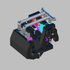 V4 with transmission