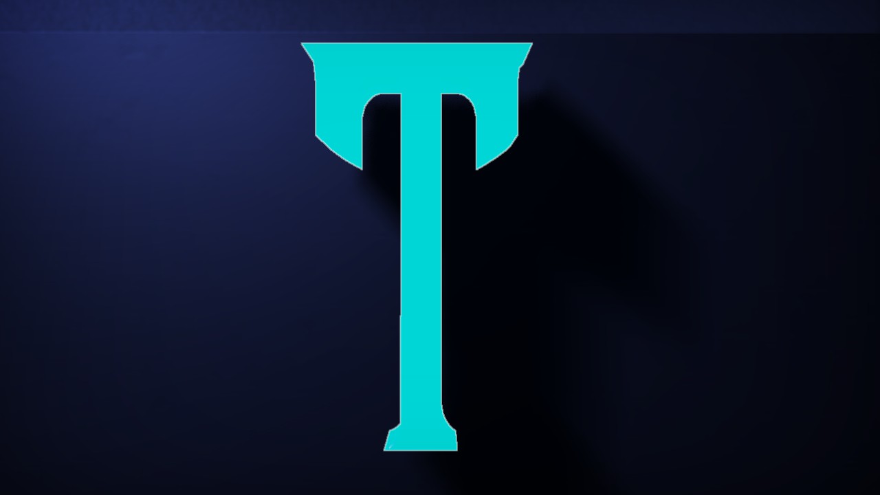 Stanford Font Letter T 85cm Lit Flexicolor.