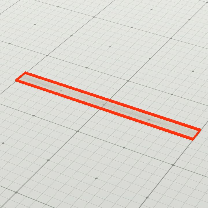 Neon plane (half flat), red