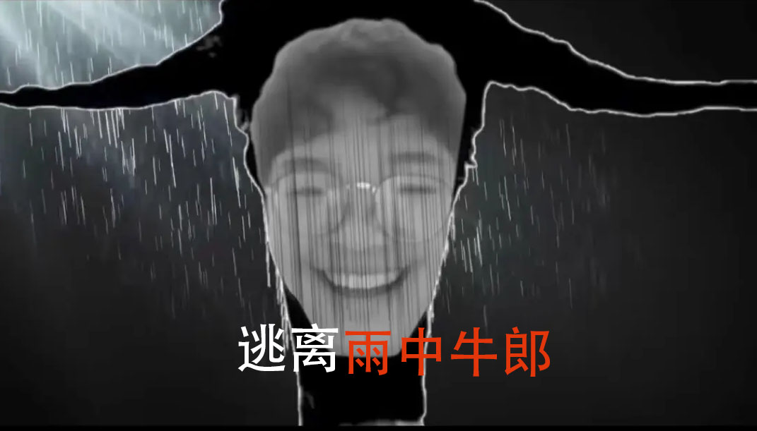Cowherd in the rain 雨中牛郎