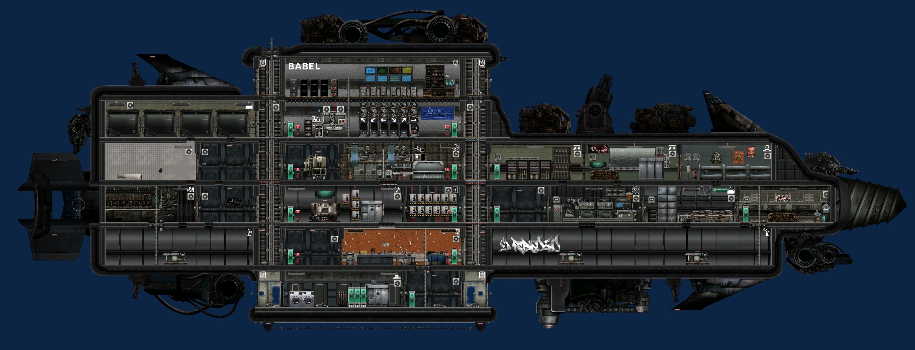 明日方舟罗德岛---巴别塔作业潜艇 – Barotrauma Mod