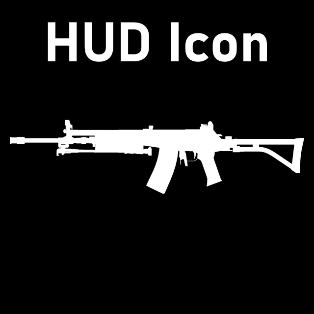 Galil ARM HUD Icon (Assault rifle)
