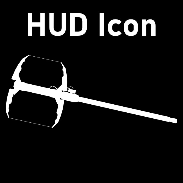 Star Wars - First Order Judicial axe HUD Icon (Fireaxe)
