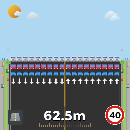 惠来绿化人行道公路双向18车道