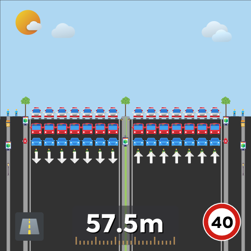 惠来沥青绿化公路双向14车道