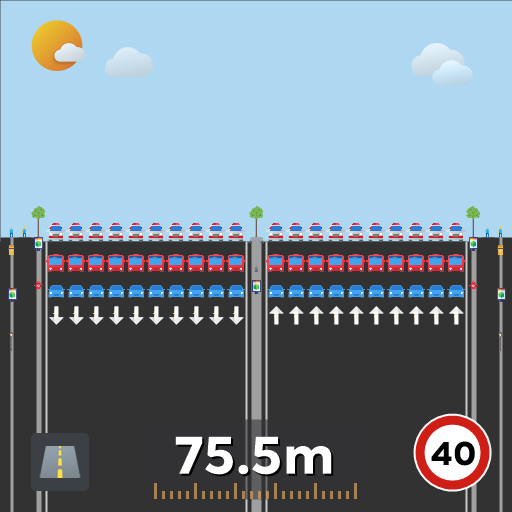 惠来沥青绿化公路双向20车道
