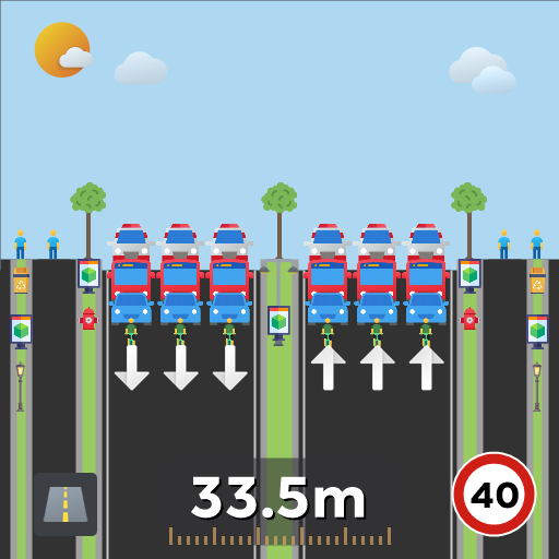 惠来沥青绿化公路双向6车道