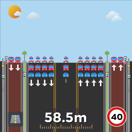 惠来大道双向8车道H道+4BUS