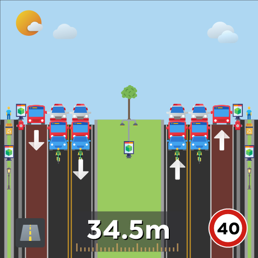 惠来大道双向2车道K道+2BUS