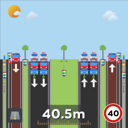 惠来大道双向4车道+2BUS