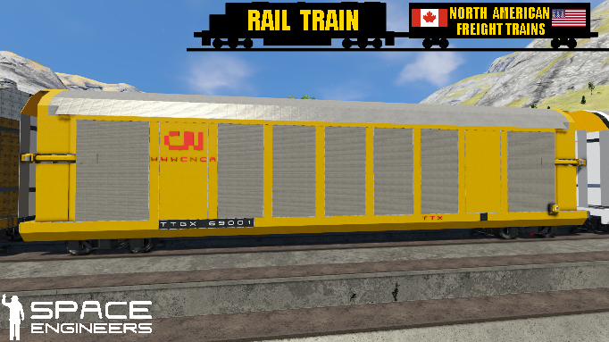 Rail Train CN Autorack New