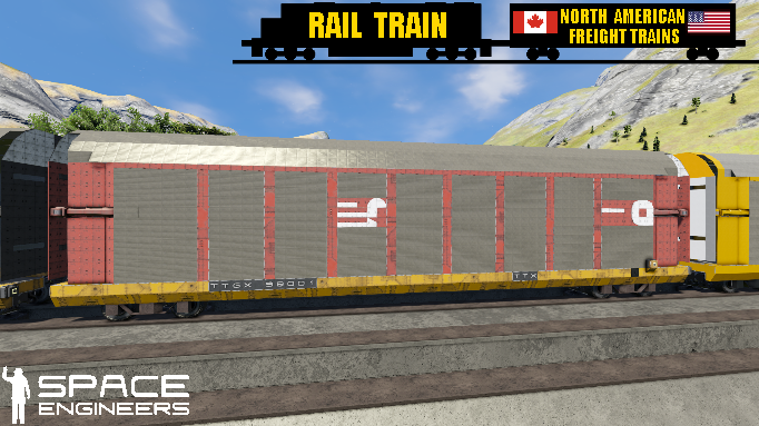 Rail Train CR Autorack